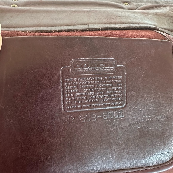 VTG Coach leather briefcase messenger - Picture 9 of 9